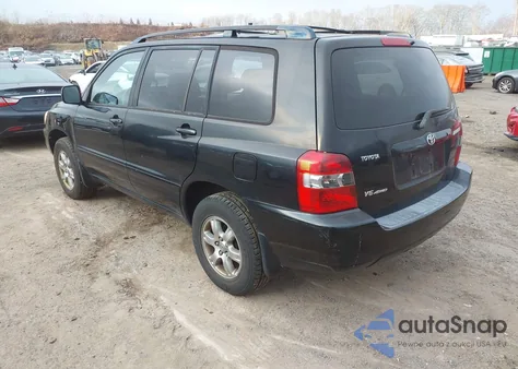 2006 Toyota Highlander V6 from USA, damaged, VIN JTEEP21A560145981